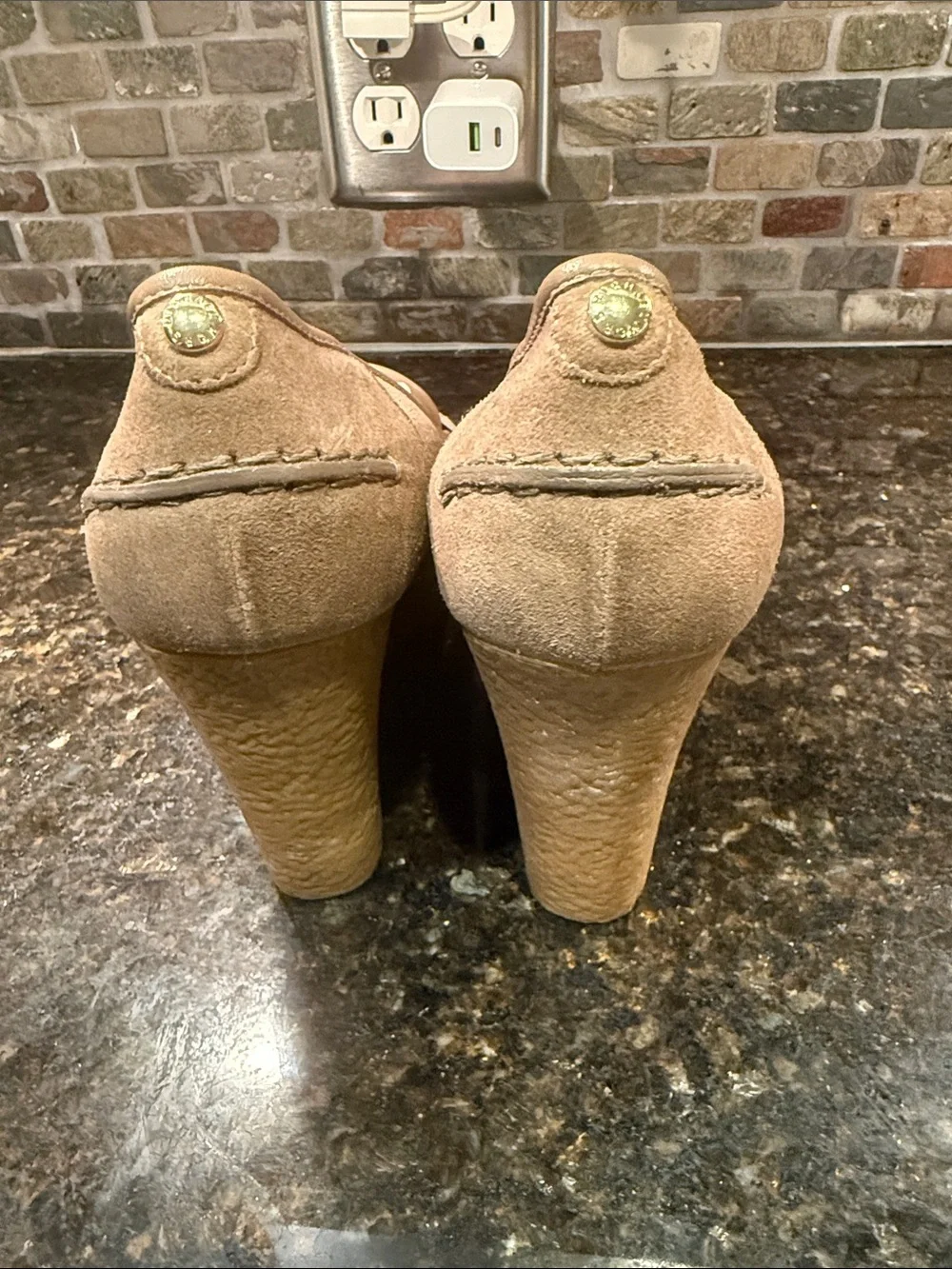 Michael Kors suede loafers